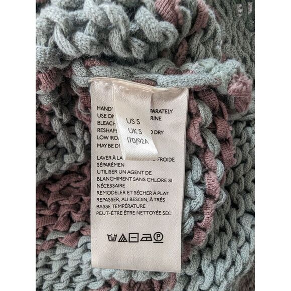 Free People Sleeveless Sweater Women's Size Small Green/Brown - Picture 4 of 11